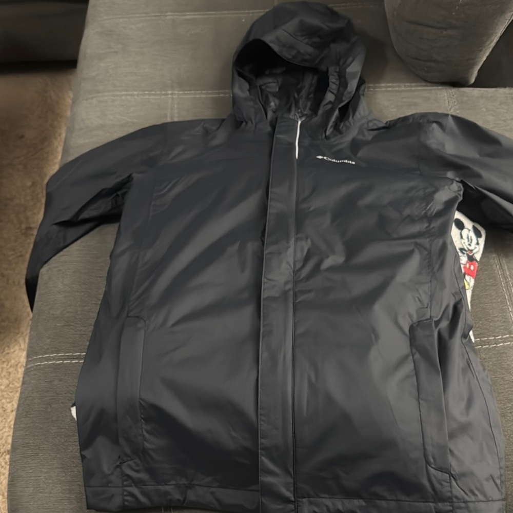 Columbia Black Hooded Jacket